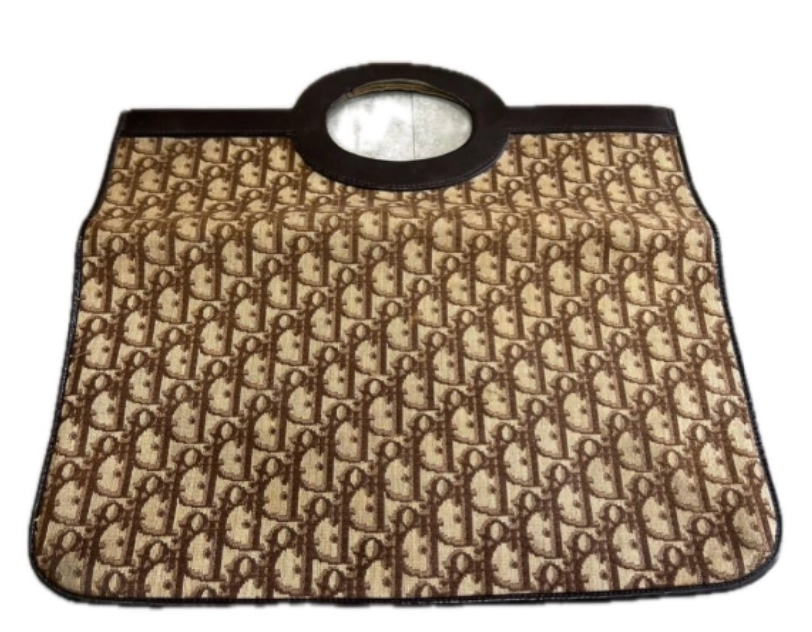 Clutch/borsa tote Dior in tela Monogram Trotter marrone