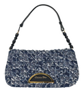 Dior Malice denim patchwork bag with gold hardware