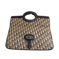 Clutch/borsa tote Dior in tela Monogram Trotter marrone