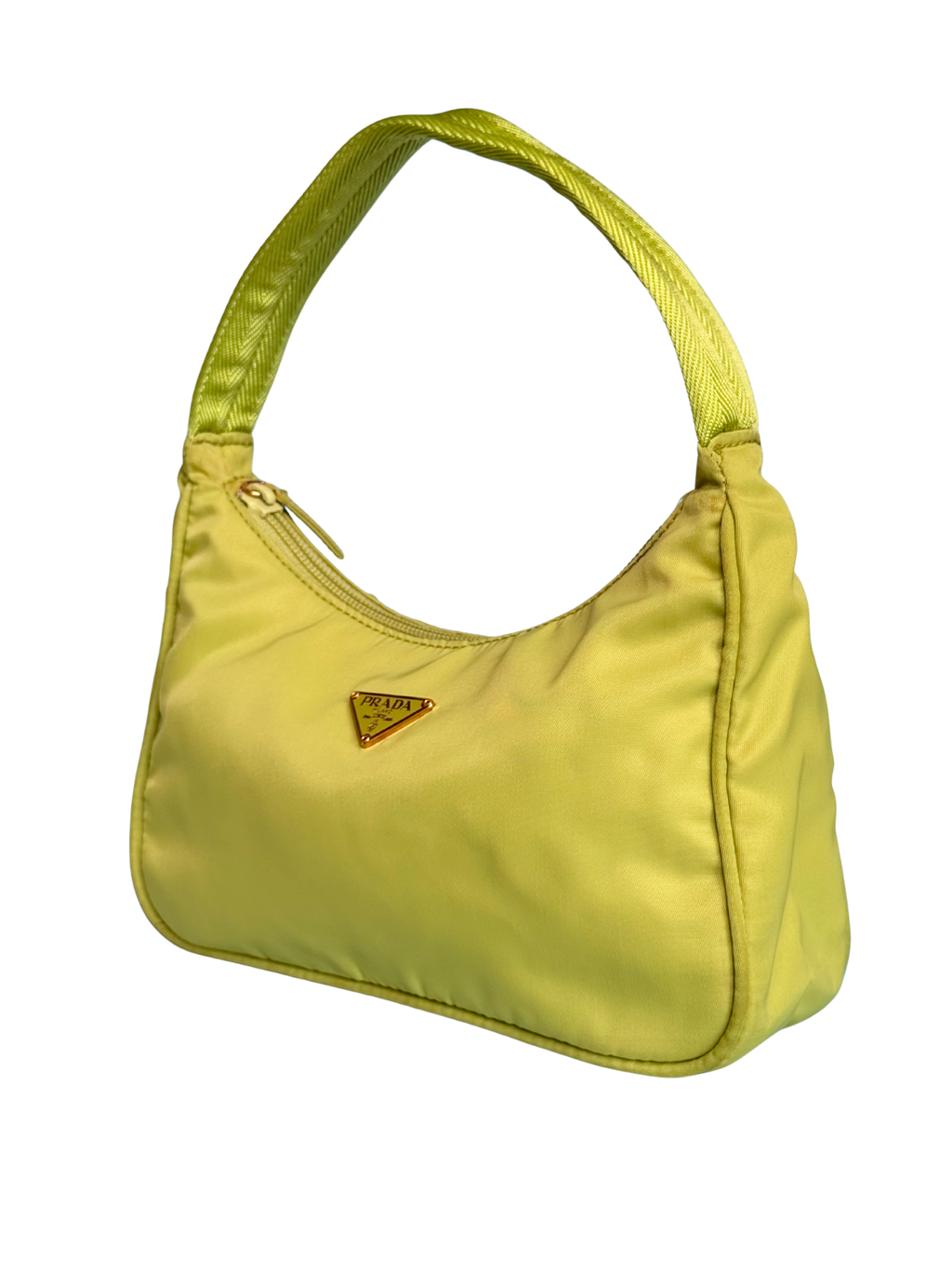 Prada Re-Edition 2000 Hobo Tessuto - Lime Green