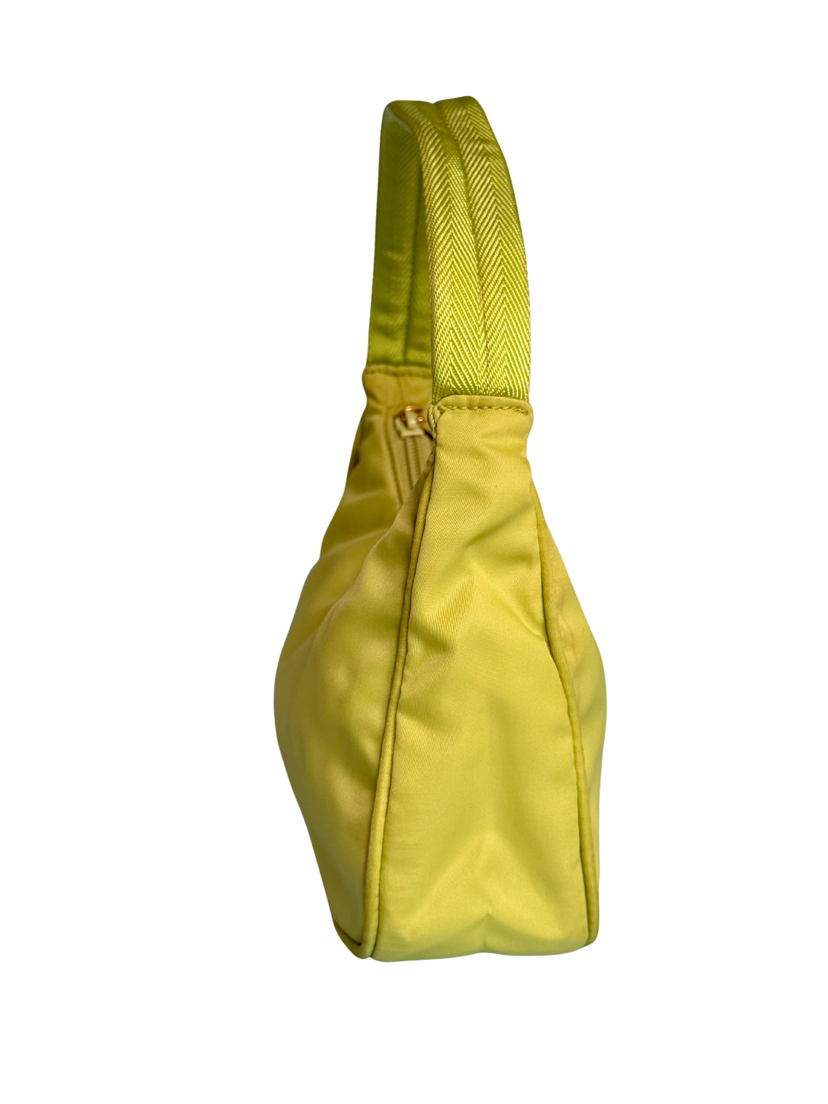 Prada Re-Edition 2000 Hobo Tessuto - Lime Green