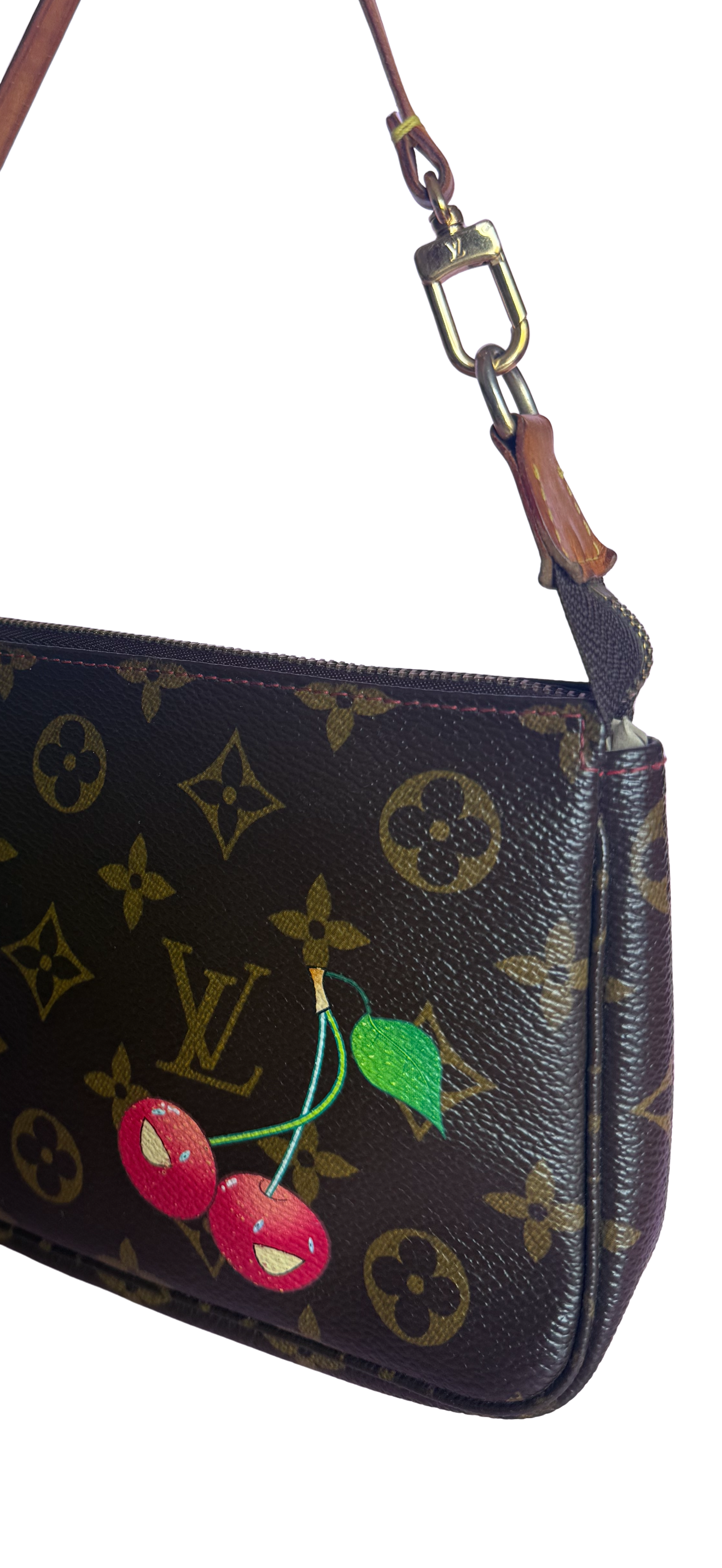 Louis Vuitton x Takashi Murakami 2005 Cerises Cherries Monogram Pochette